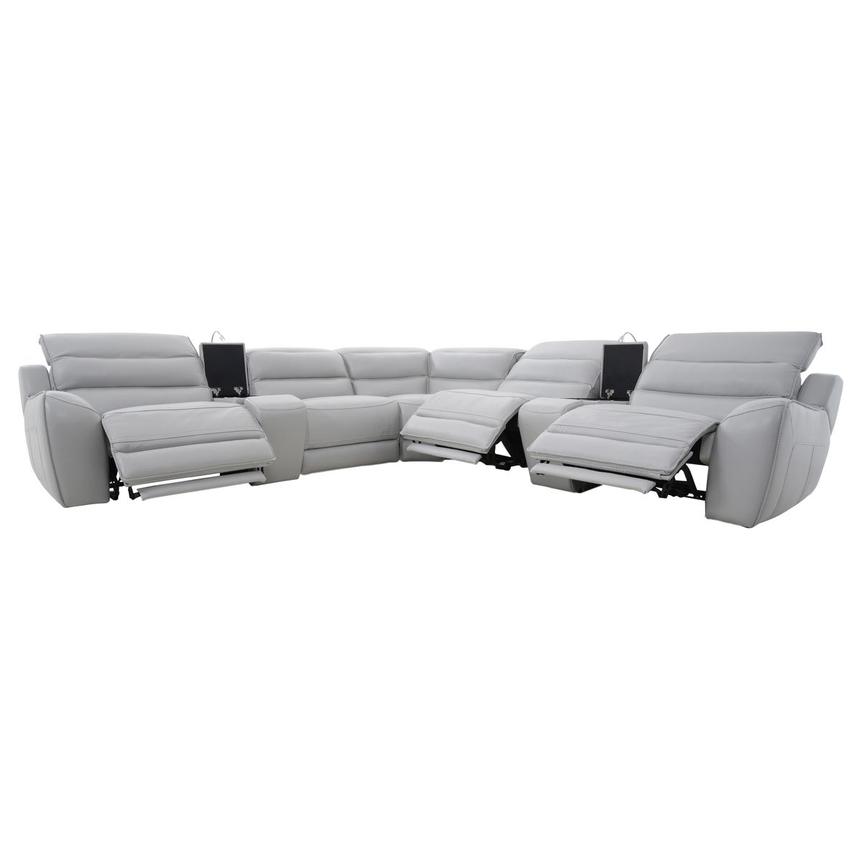 Cosmo ll Leather Power Reclining Sectional with 7PCS/3PWR  alternate image, 6 of 29 images.