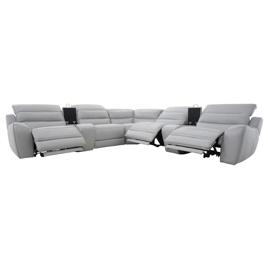 Cosmo II Leather Power Reclining Sectional with 7PCS/3PWR  alternate image, 6 of 28 images.