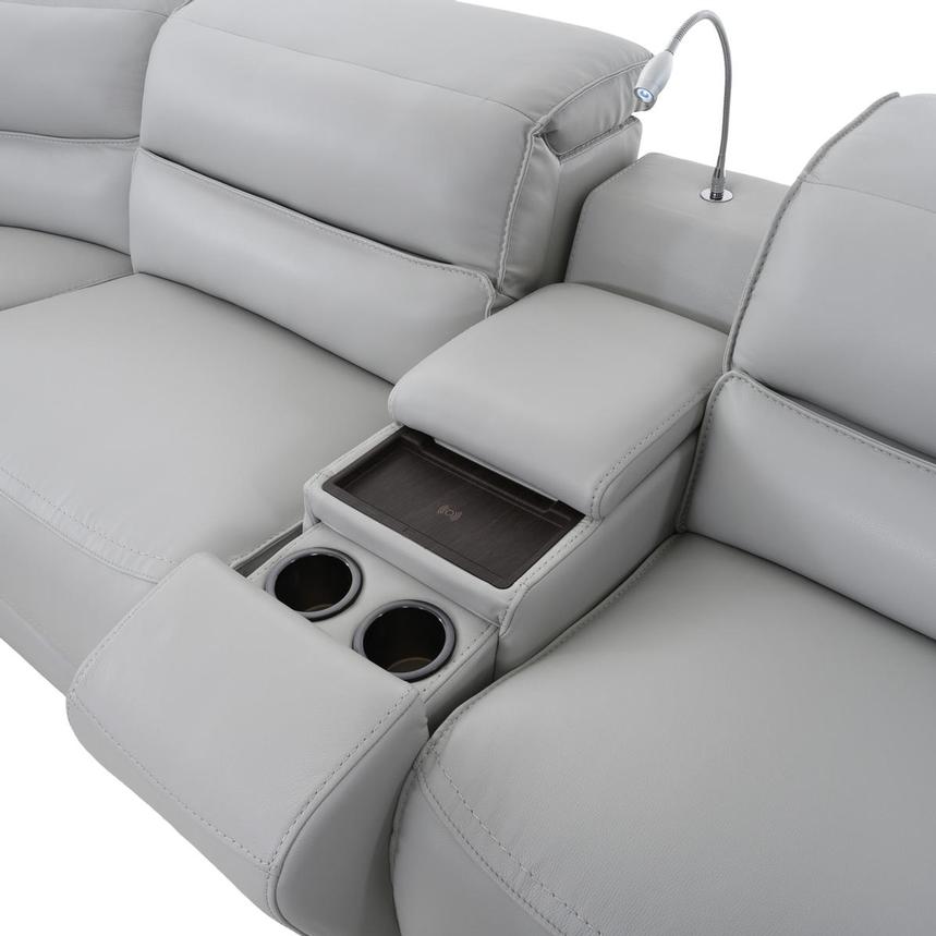 Cosmo II Leather Power Reclining Sectional with 7PCS/3PWR  alternate image, 11 of 28 images.