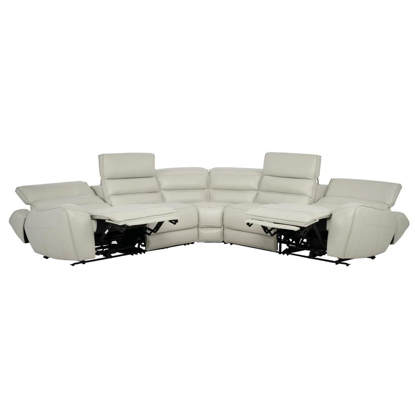 Cosmo II Leather Power Reclining Sectional with 5PCS/2PWR  alternate image, 4 of 9 images.