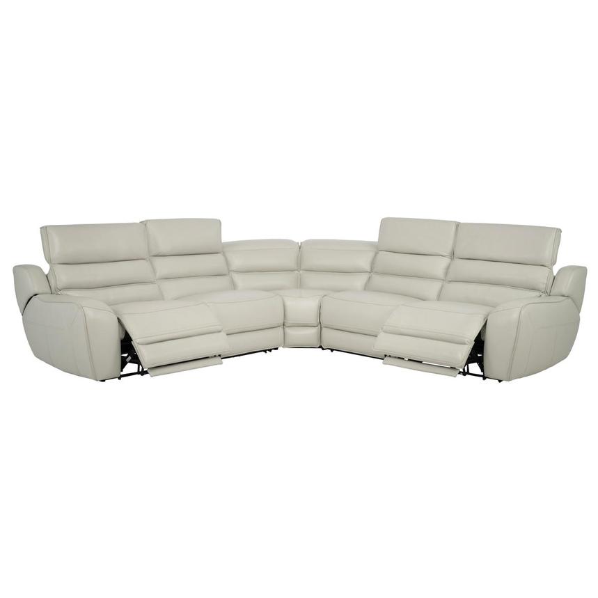 Cosmo II Leather Power Reclining Sectional with 5PCS/2PWR  alternate image, 2 of 8 images.