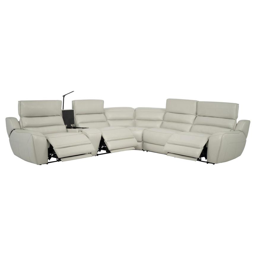 Cosmo II Leather Power Reclining Sectional with 6PCS/3PWR alternate image, 2 of 15 images.