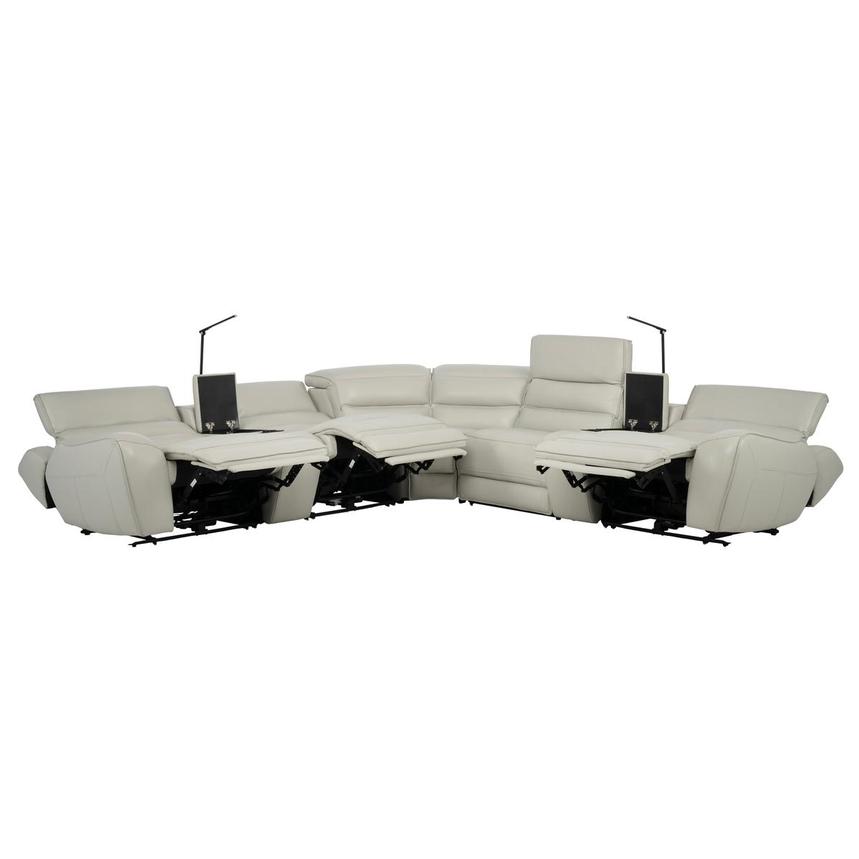 Cosmo II Leather Power Reclining Sectional with 7PCS/3PWR  alternate image, 2 of 11 images.