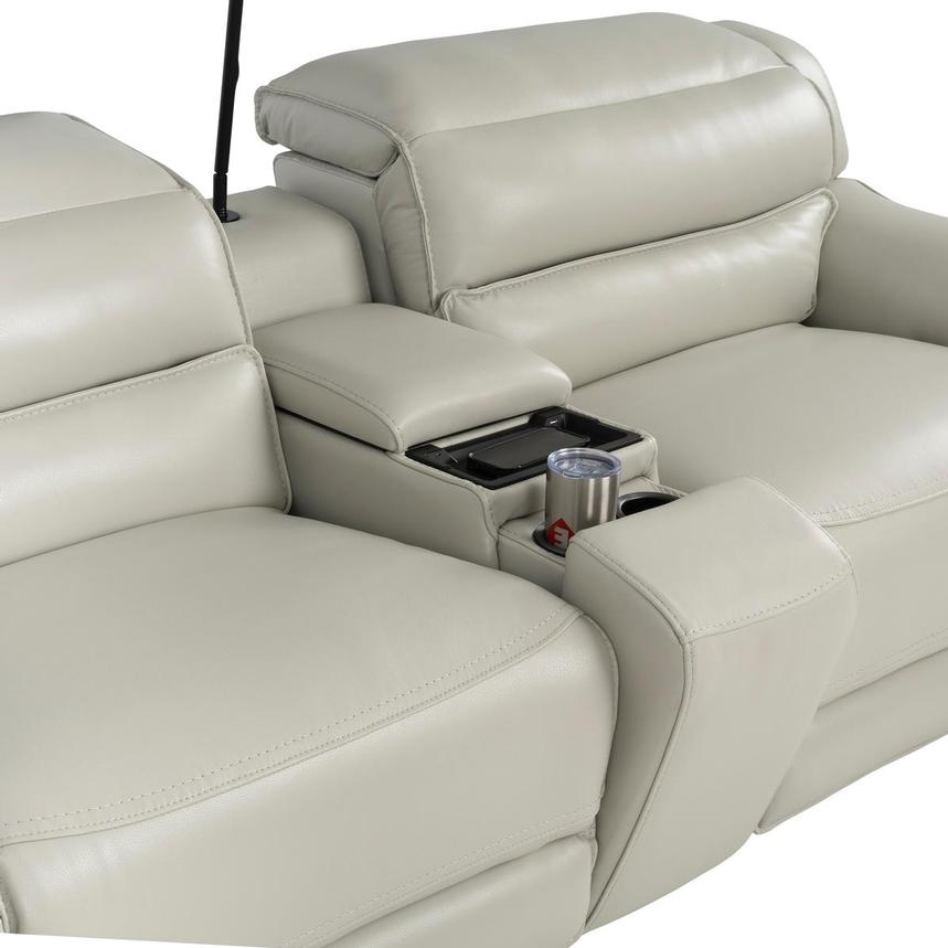 Cosmo II Leather Power Reclining Sectional with 6PCS/2PWR alternate image, 5 of 14 images.