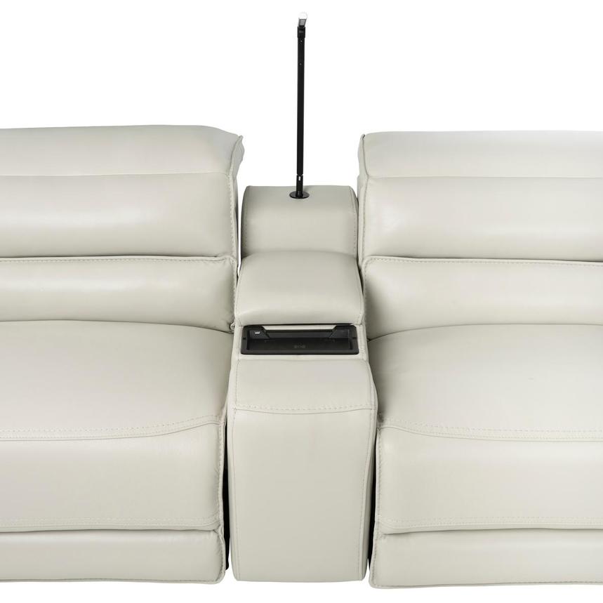 Cosmo II Home Theater Leather Seating with 5PCS/2PWR  alternate image, 9 of 15 images.
