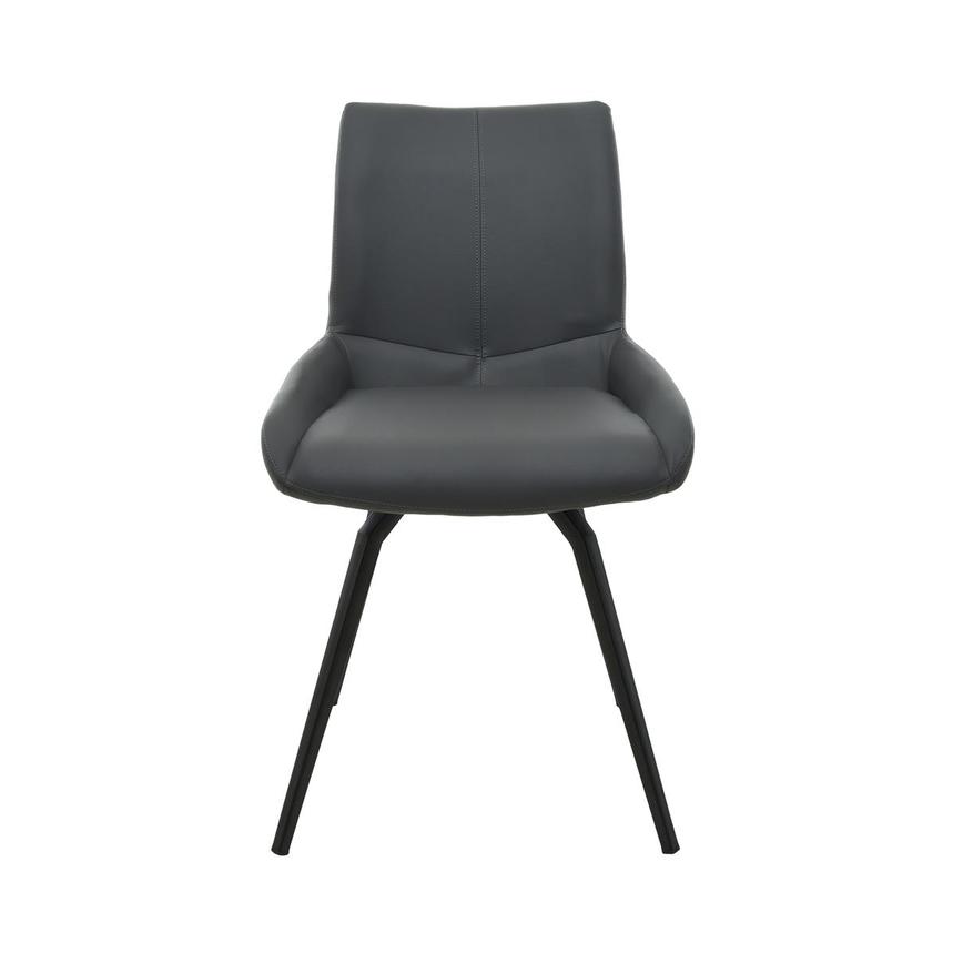 Nona Gray Swivel Side Chair  main image, 1 of 8 images.