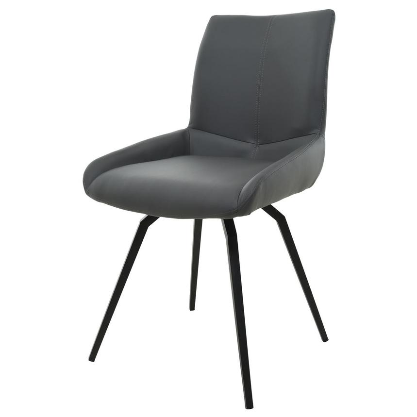 Nona Gray Swivel Side Chair  main image, 1 of 8 images.