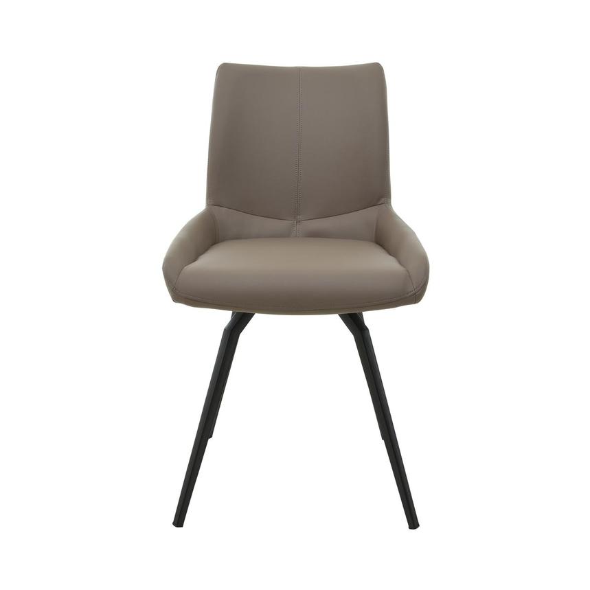 Nona Taupe Swivel Side Chair  main image, 1 of 9 images.