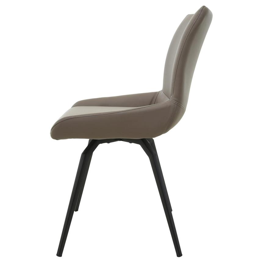 Nona Taupe Swivel Side Chair  alternate image, 4 of 9 images.