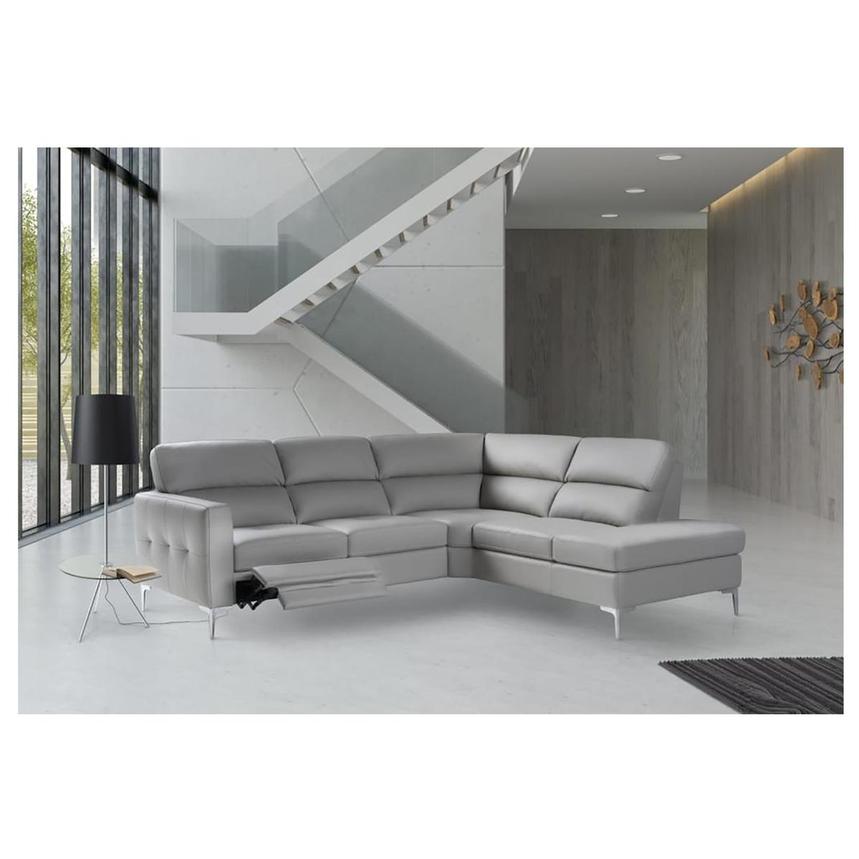 Taormina Gray Leather Corner Sofa W, Modern Leather Corner Sofas Uk