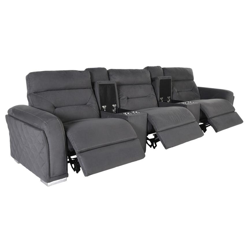 Kim Gray Home Theater Seating with 5PCS/3PWR  alternate image, 4 of 8 images.