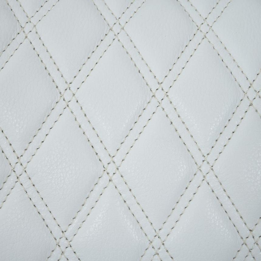 Softee White Leather Power Recliner  alternate image, 11 of 13 images.