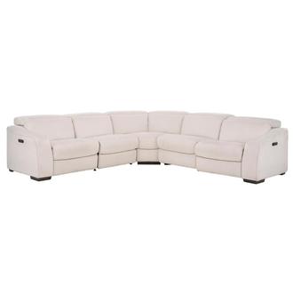 Jameson Cream Power Reclining Sectional with 5PCS/2PWR
