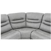 Dan Gray Power Reclining Sectional with 4PCS/2PWR  alternate image, 5 of 8 images.