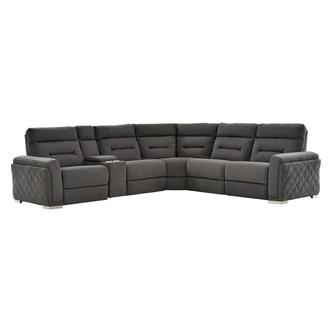 Kim Gray Power Reclining Sectional with 6PCS/2PWR