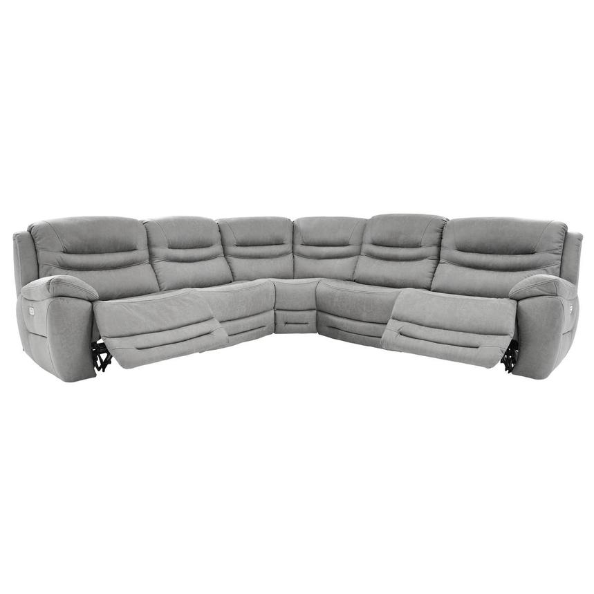 Dan Gray Power Reclining Sectional with 5PCS/2PWR alternate image, 2 of 8 images.