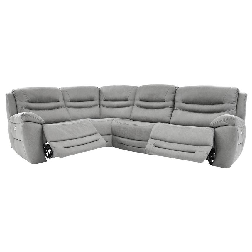 Dan Gray Power Reclining Sectional with 4PCS/2PWR alternate image, 2 of 8 images.