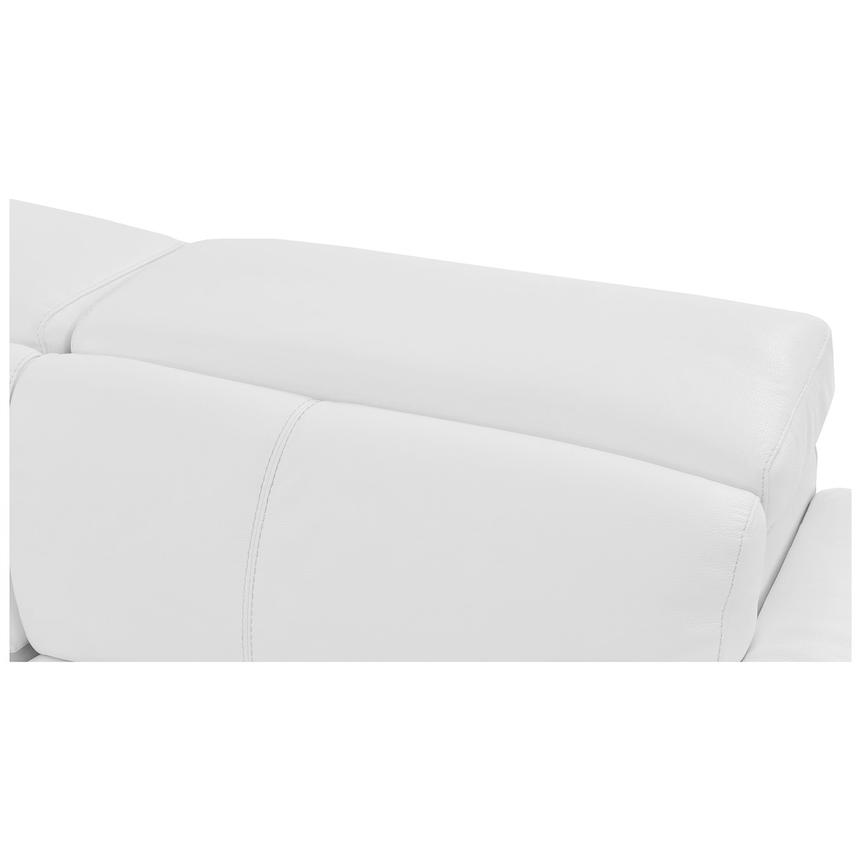 Charlie White Leather Power Reclining Sectional with 6PCS/2PWR  alternate image, 6 of 10 images.