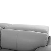 Charlie Light Gray Leather Power Reclining Sectional with 6PCS/2PWR  alternate image, 10 of 16 images.