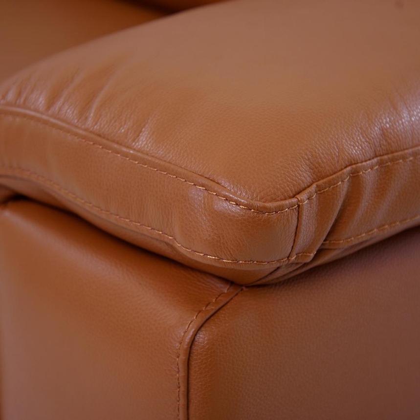 Charlie Tan Leather Power Reclining Sectional with 5PCS/2PWR  alternate image, 6 of 9 images.