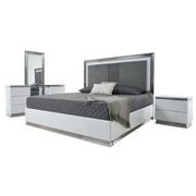 Leah White 4-Piece Queen Bedroom Set  main image, 1 of 5 images.