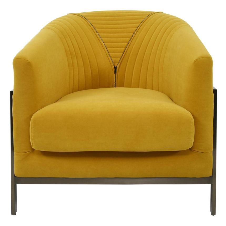 Lauren Yellow Accent Chair  alternate image, 3 of 11 images.