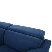 Karly Blue Corner Sofa w/Right Chaise  alternate image, 8 of 13 images.