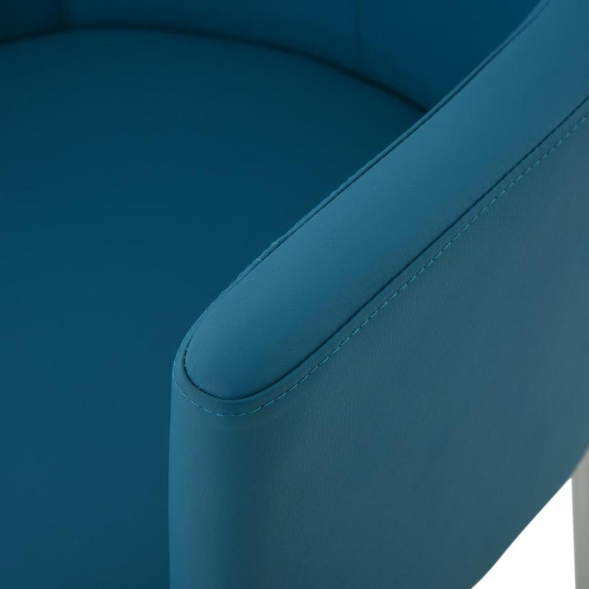 Dusty Blue Swivel Side Chair  alternate image, 6 of 9 images.