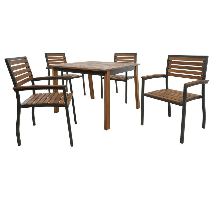 Boca Grande 5-Piece Square Patio Set  main image, 1 of 17 images.