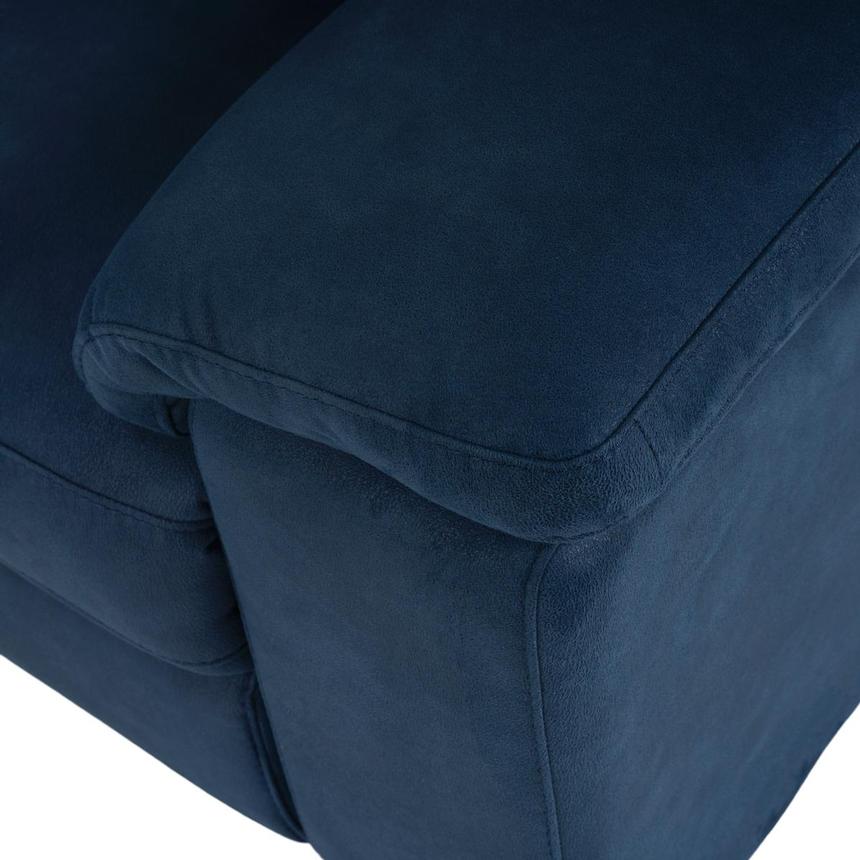 Karly Blue Power Reclining Sectional with 5PCS/2PWR alternate image, 5 of 7 images.