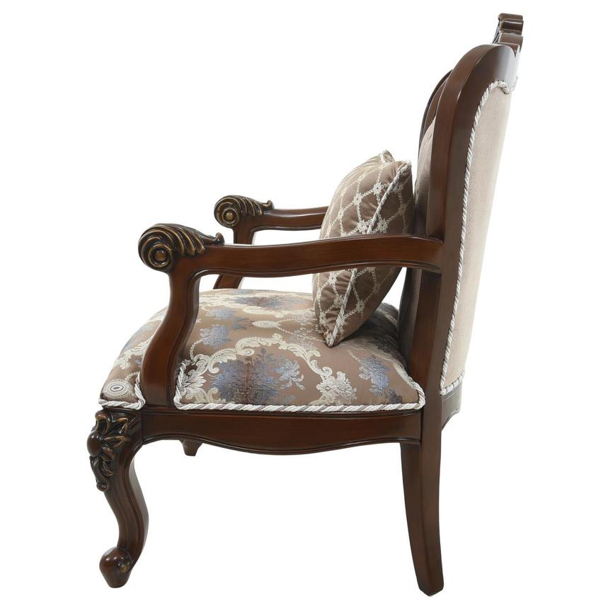 New Roma Brown Accent Chair  alternate image, 4 of 12 images.