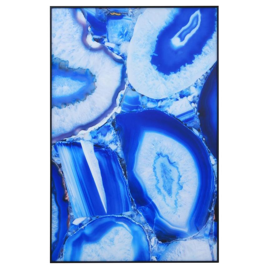 Geode Blue Acrylic Wall Art