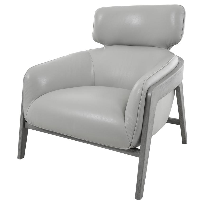Irene Leather Accent Chair main image, 1 of 9 images.