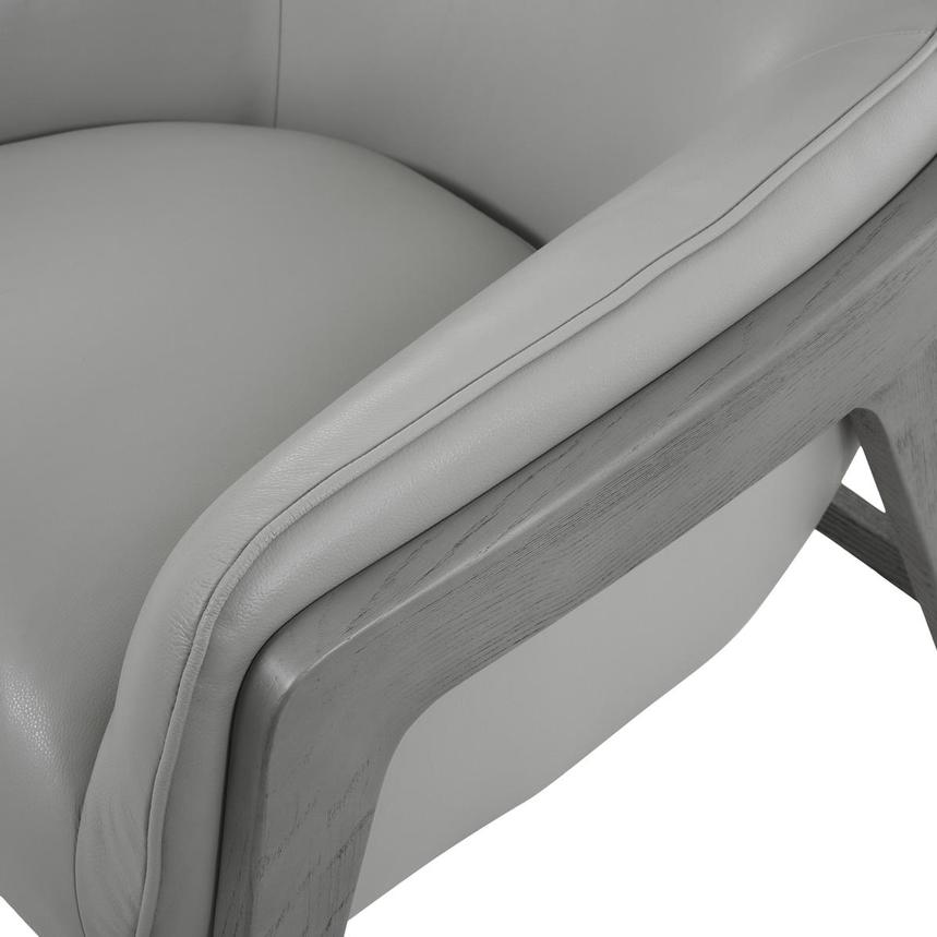 Irene Leather Accent Chair alternate image, 6 of 9 images.