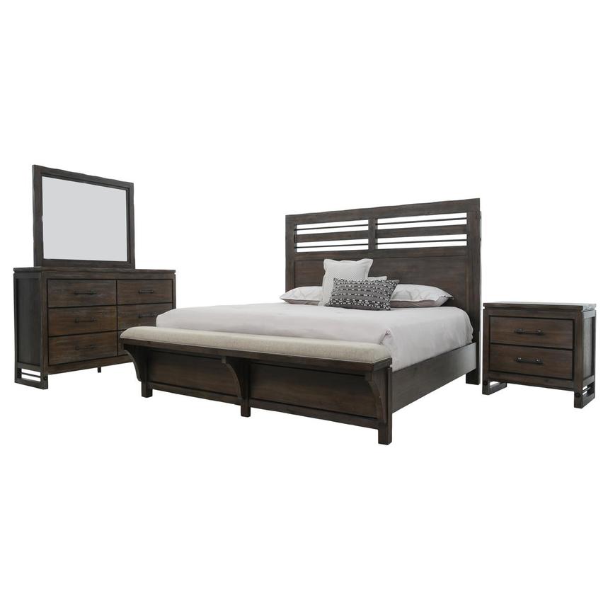 Roman 4-Piece King Bedroom Set  main image, 1 of 6 images.