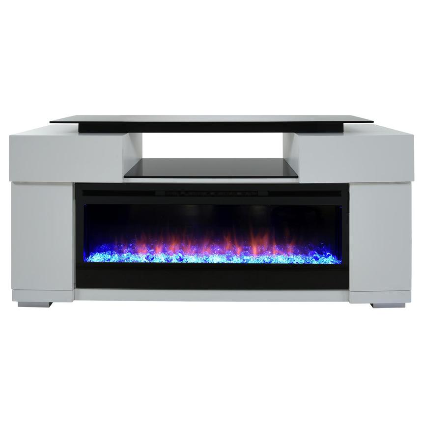 Concord White Electric Fireplace  main image, 1 of 9 images.