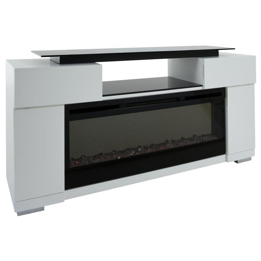 Concord White Electric Fireplace  alternate image, 5 of 9 images.