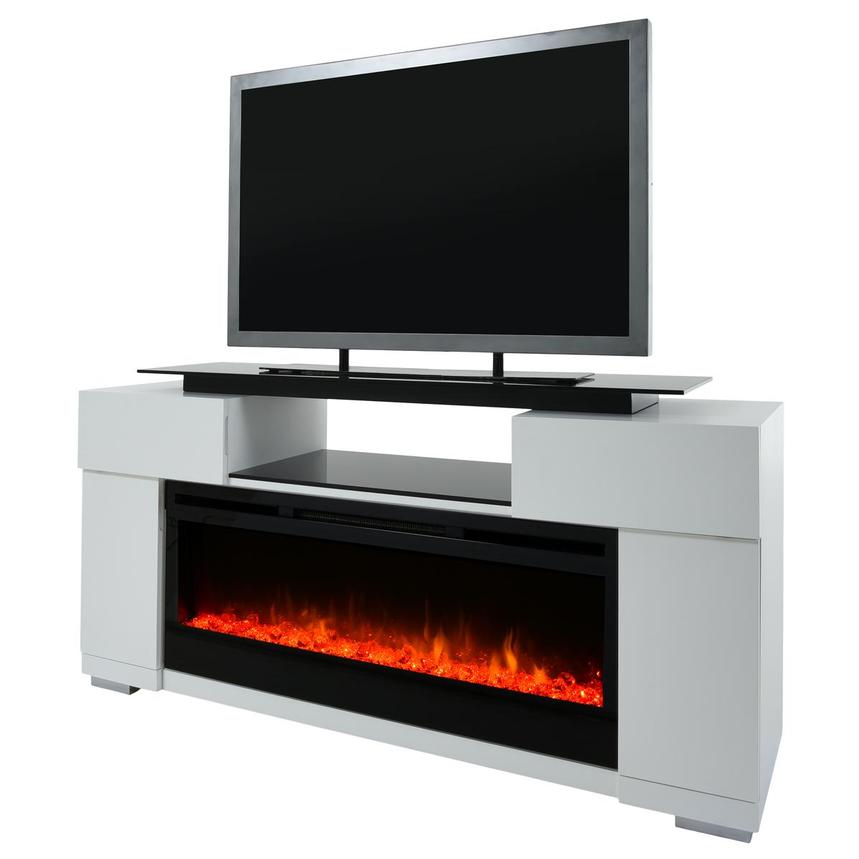 El dorado tv hot sale stand with fireplace
