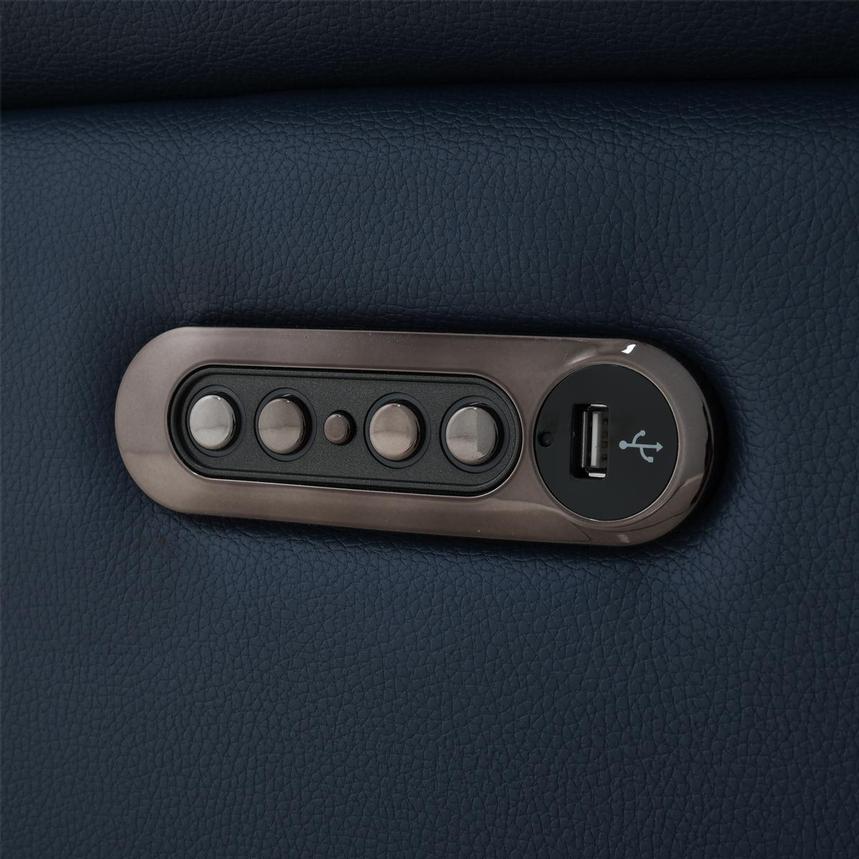 Charlie Blue Corner Sofa w/Right Chaise  alternate image, 12 of 15 images.