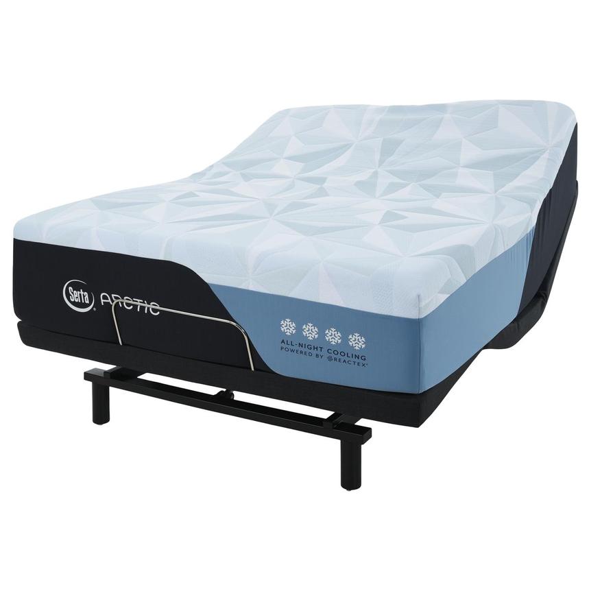 Arctic-Plush Queen Mattress w/Essentials V Powered Base by Serta | El ...