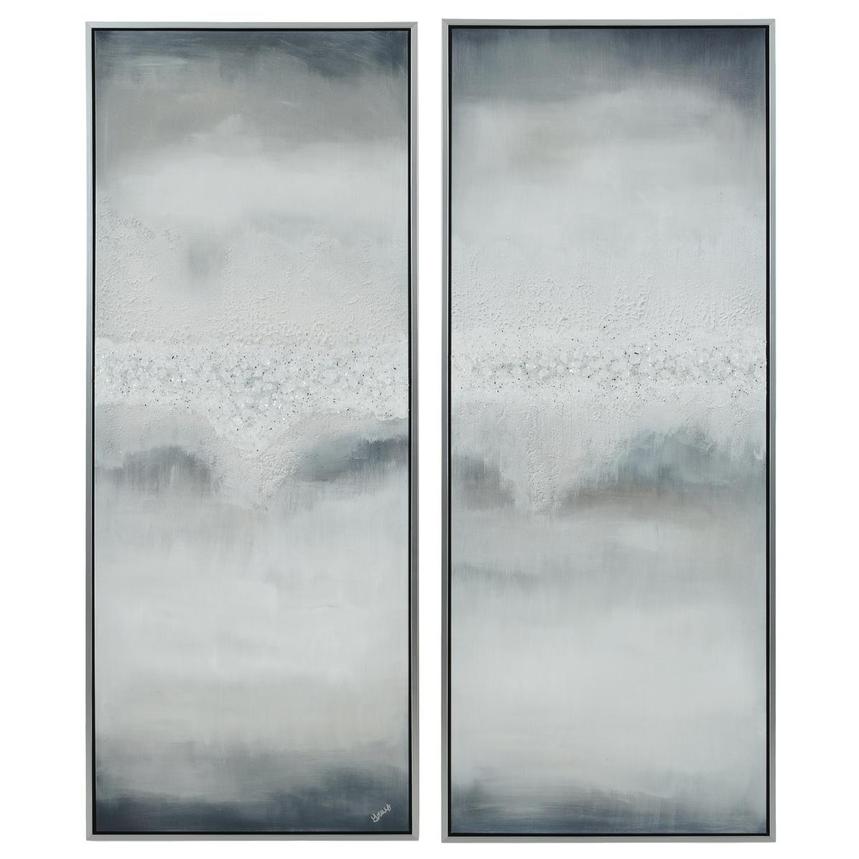 Night Fog Set of 2 Canvas Wall Art  main image, 1 of 5 images.