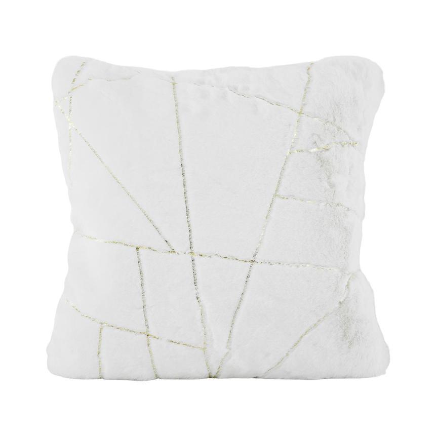 Brielle White Accent Pillow  main image, 1 of 3 images.