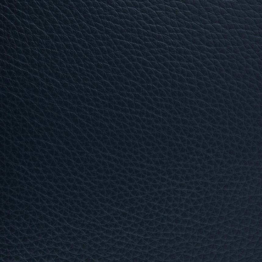 Kyler Blue Leather Sofa  alternate image, 8 of 8 images.
