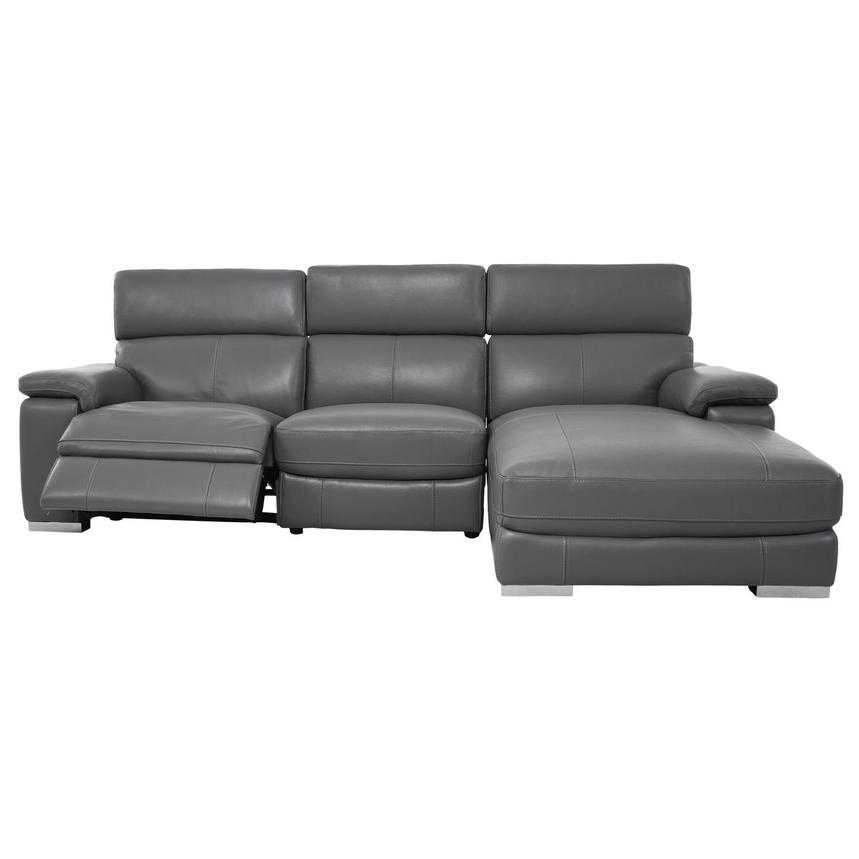 Charlie Gray Corner Sofa w/Right Chaise  alternate image, 2 of 12 images.