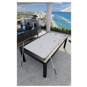 Jollity Black Outdoor Billiard/Pool Table By Panama Jack  alternate image 1 of 4 images.