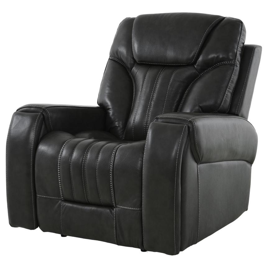 Bruce Leather Power Recliner  alternate image, 2 of 11 images.