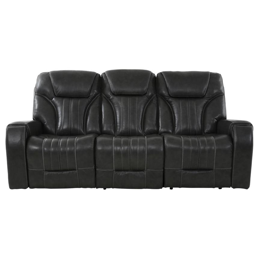 Bruce Power Reclining Leather Sofa  main image, 1 of 11 images.