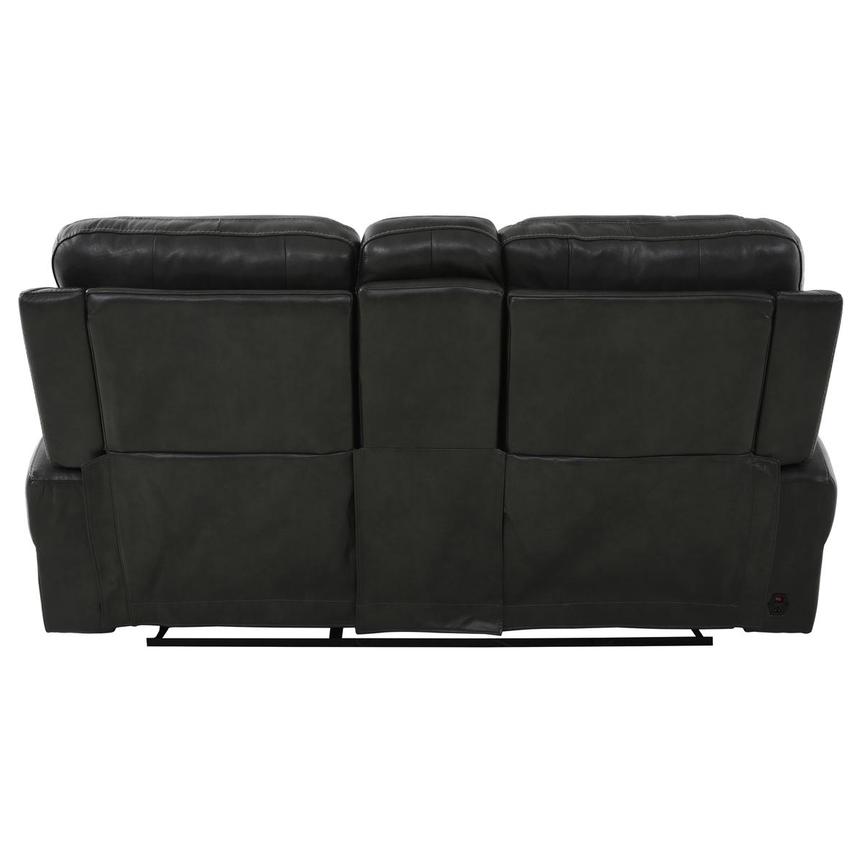 Bruce Power Reclining Leather Sofa w/Console  alternate image, 6 of 11 images.