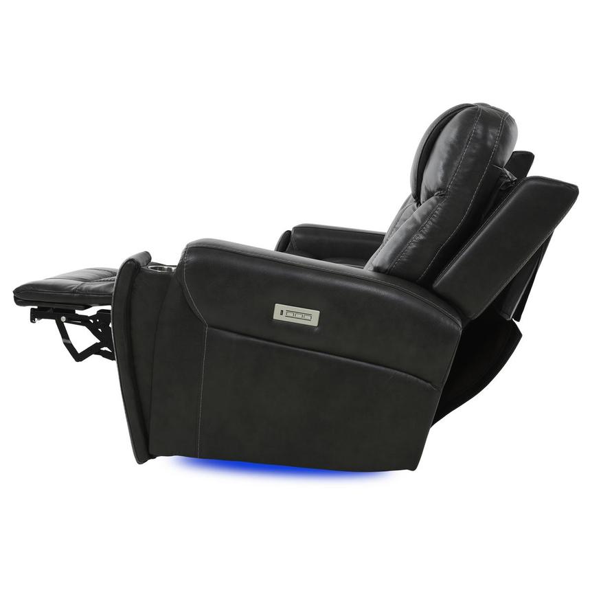 Bruce Power Reclining Leather Sofa alternate image, 5 of 10 images.