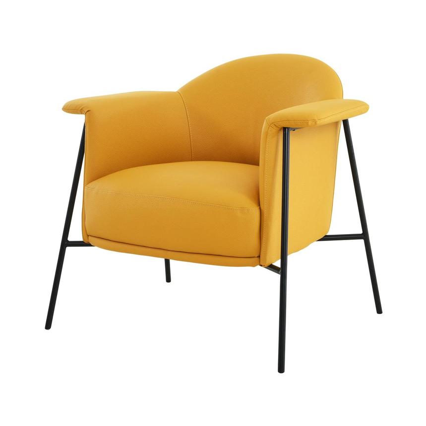 Amaya Yellow Accent Chair  main image, 1 of 8 images.